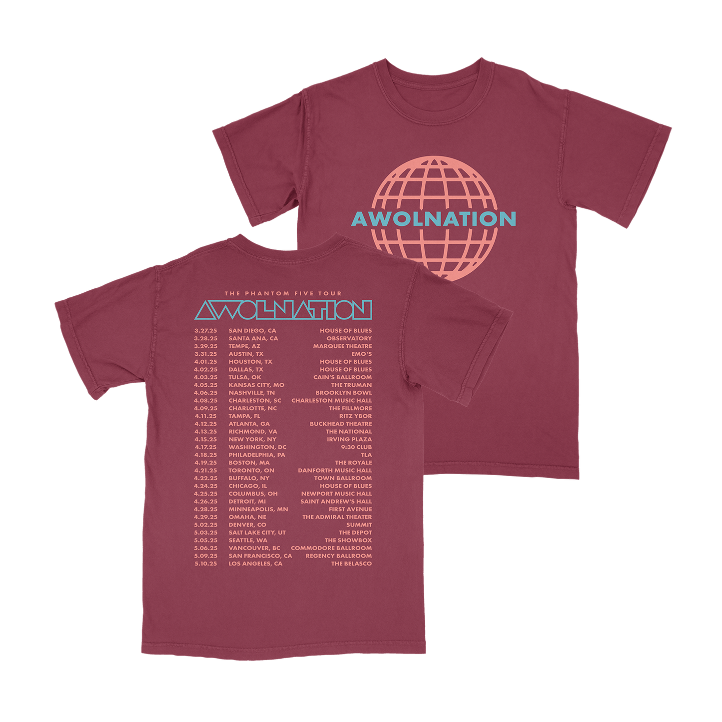 Phantom 5 2025 Tour Tee