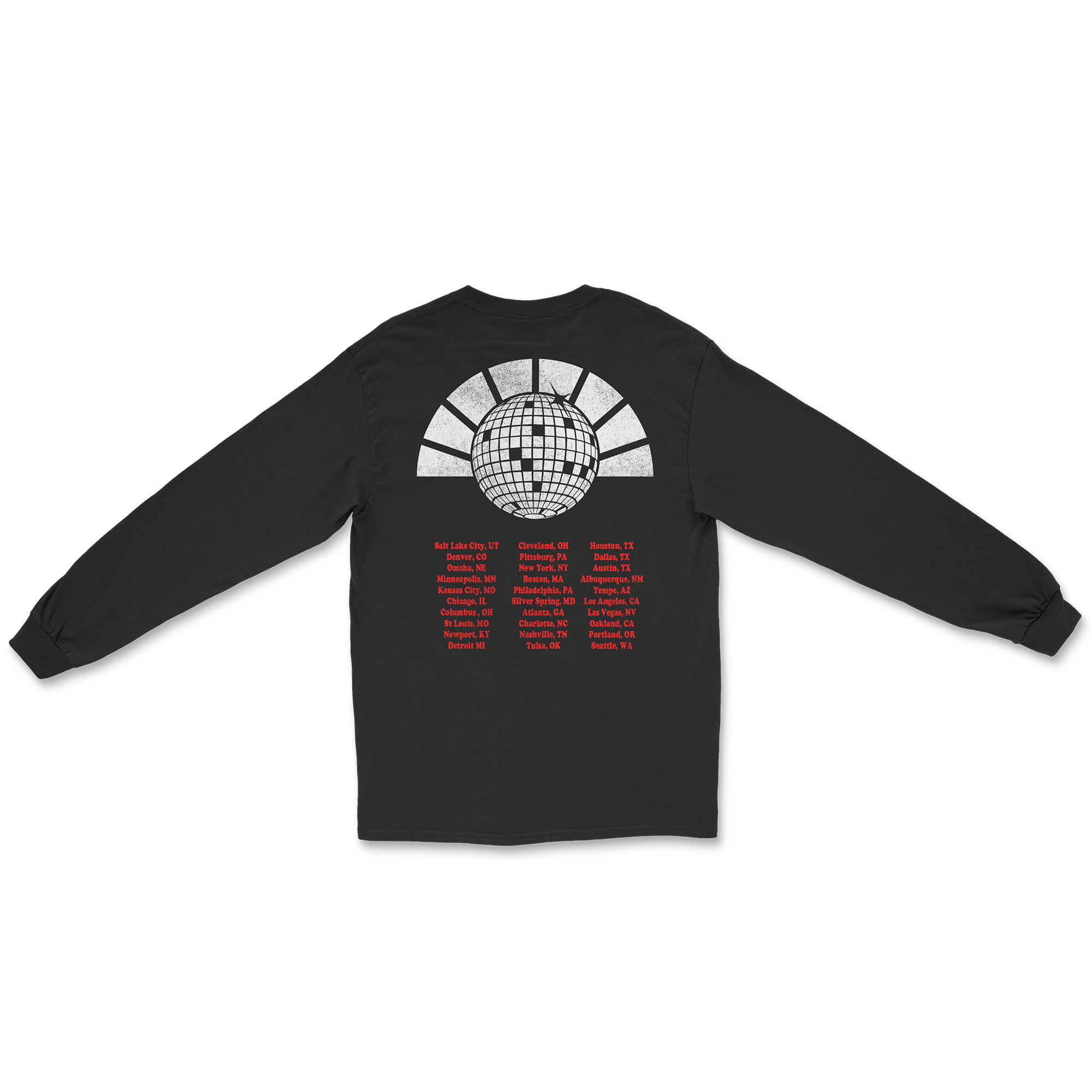 Disco Long Sleeve Tee Black – Shop AWOLNATION