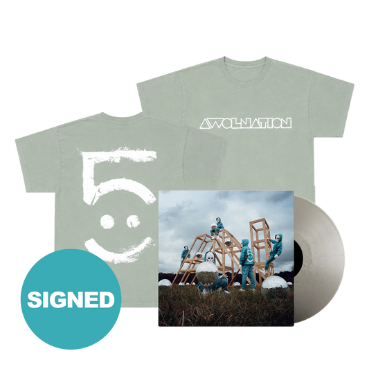 Phantom Five Standard Signed Vinyl + 2 Year Anniversary Five Tee
