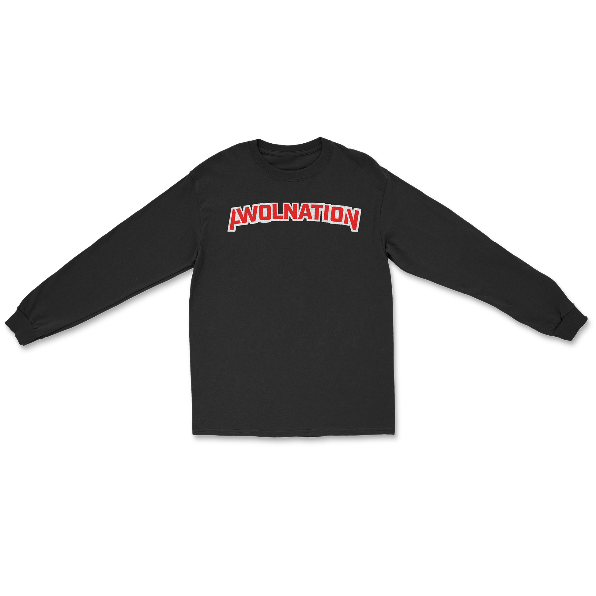 AWOLNATION Disco Long Sleeve Tee Black front