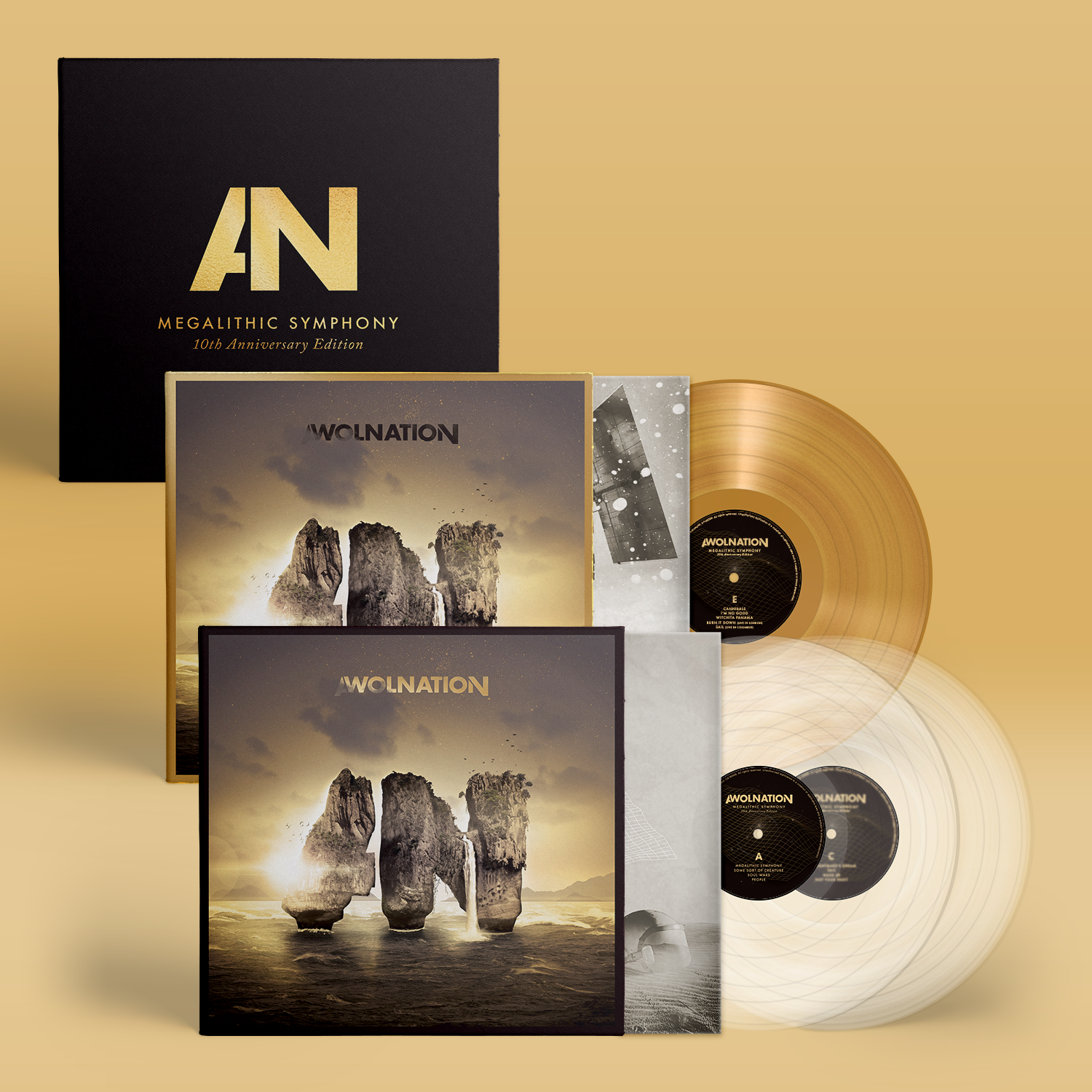 Megalithic Symphony (10th Anniversary Deluxe Edition) Vinyl - PREORDER - Shop AWOLNATION - Music